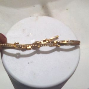 Gold plated bracelet